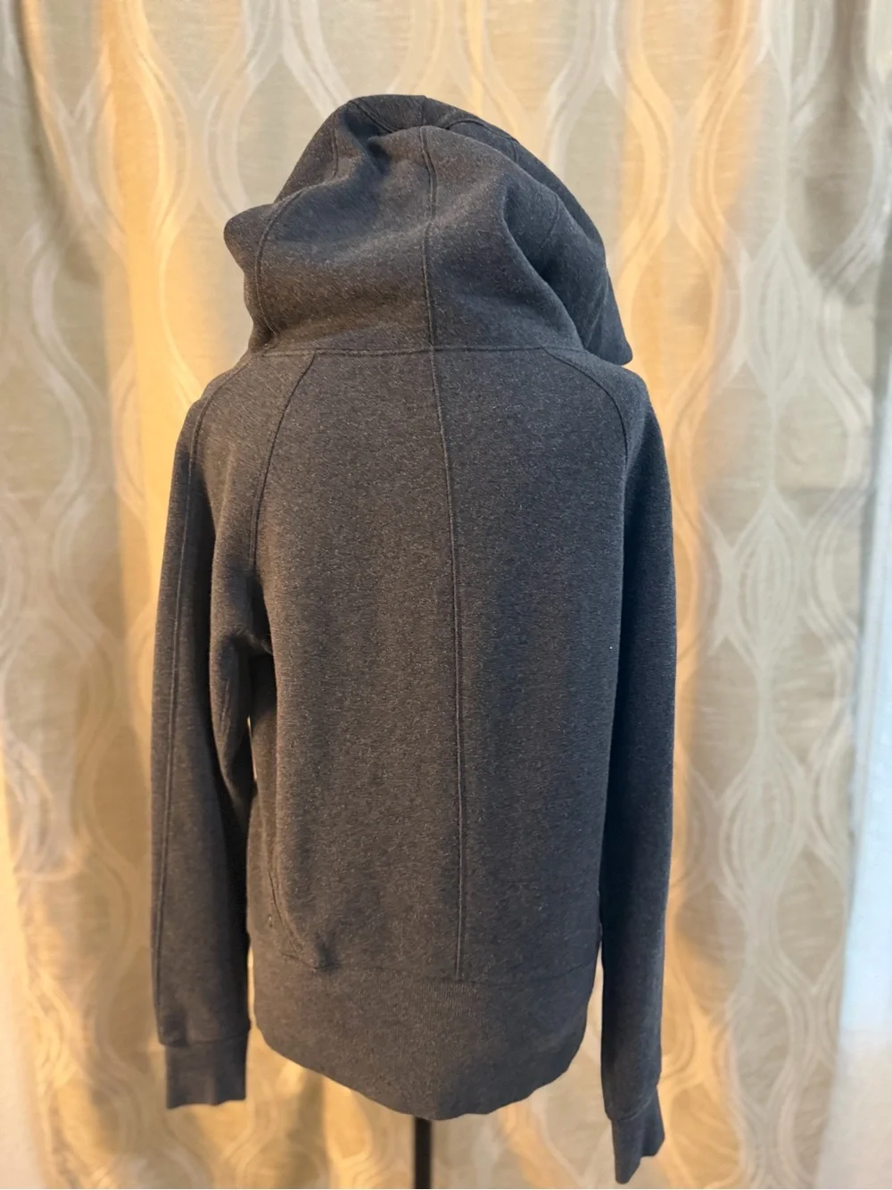 Lululemon Cozy Asymmetrical Cowl Neck Sweater - Charcoal Gray